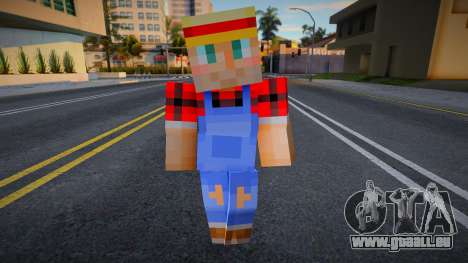 Cwmyfr Minecraft Ped pour GTA San Andreas