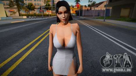 White Outfit girl für GTA San Andreas