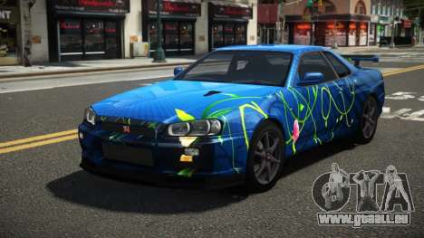 Nissan Skyline R34 L-Sport S10 pour GTA 4