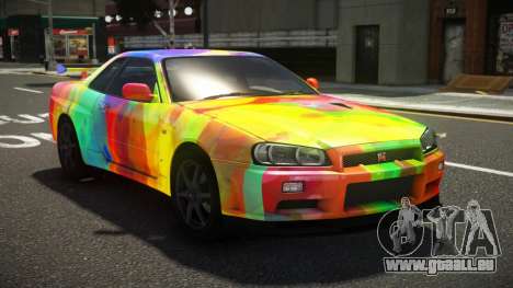 Nissan Skyline R34 L-Sport S4 pour GTA 4