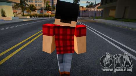 Omost Minecraft Ped pour GTA San Andreas