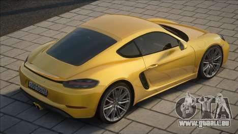 Porsche 718 Cayman S Yellow für GTA San Andreas