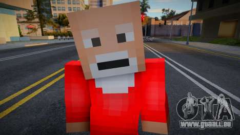 Omokung Minecraft Ped pour GTA San Andreas