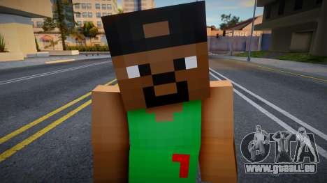 Fam3 Minecraft Ped pour GTA San Andreas