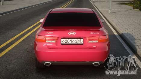 Hyundai Sonata 2009 Red für GTA San Andreas