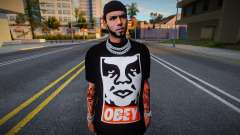 Anuel AA T-Shirt Obey pour GTA San Andreas