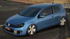Volkswagen Golf 6 Blue pour GTA San Andreas