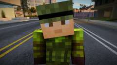 Army Minecraft Ped pour GTA San Andreas