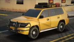 Toyota Land Cruiser Yellow pour GTA San Andreas