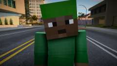 Fam1 Minecraft Ped pour GTA San Andreas