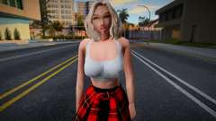Niedliche Blondine im lässigen Outfit für GTA San Andreas