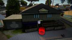 Halo Style Groove Street Gang Houses (Repaint) für GTA San Andreas