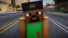Fam3 Minecraft Ped pour GTA San Andreas