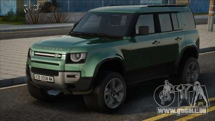 Land Rover Defender UKR Plate für GTA San Andreas