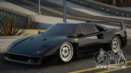 Ferrari F40 CCD Black pour GTA San Andreas