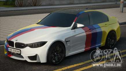 BMW M3 F30 UKR Plate für GTA San Andreas