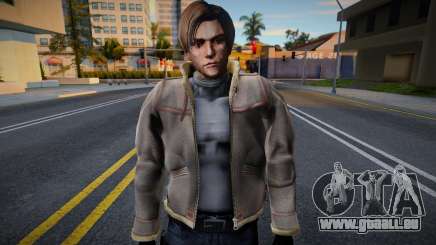 Leon HD S. Kennedy con chaqueta HD Resident Evil pour GTA San Andreas