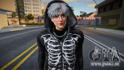 Skin Fivem Hoodie Bone für GTA San Andreas
