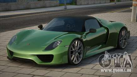 Porsche 918 Green für GTA San Andreas