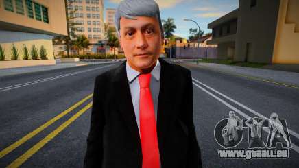 AMLO President of Mexico für GTA San Andreas
