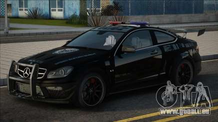 Mercedes-Benz C63 Police pour GTA San Andreas