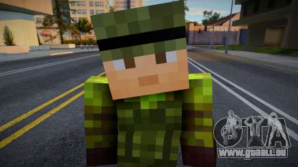 Army Minecraft Ped pour GTA San Andreas