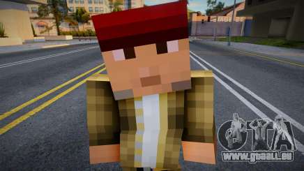 Emmet Minecraft Ped pour GTA San Andreas