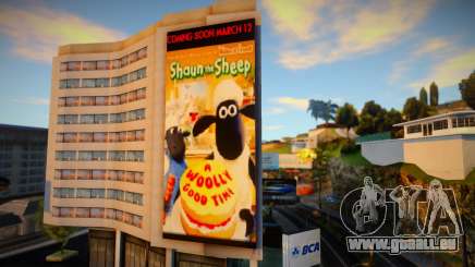 Bank BCA Shaun The Sheep Billboard für GTA San Andreas