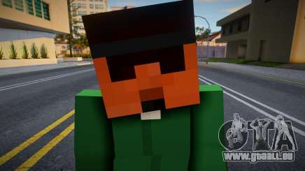 Ryder3 Minecraft Ped pour GTA San Andreas