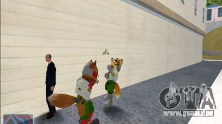 Fox Mccloud de Super Smash Bros Melee pour GTA San Andreas