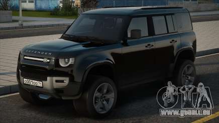 Land Rover Defender Black pour GTA San Andreas