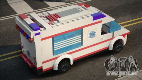 Lego Ambulance [CCD] pour GTA San Andreas