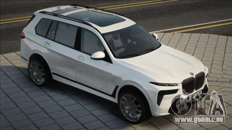 BMW X7 M60i 2023 White Ukr für GTA San Andreas