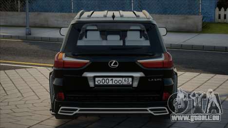 Lexus LX570 Black für GTA San Andreas
