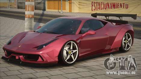 Ferrari 458 Red für GTA San Andreas