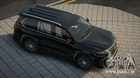 Lexus LX570 Black für GTA San Andreas