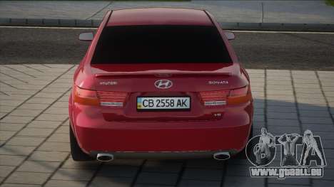 Hyundai Sonata 2009 UKR Plate für GTA San Andreas