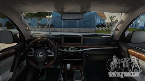 Lexus LX570 Black pour GTA San Andreas
