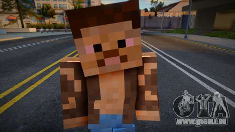 Swmotr3 Minecraft Ped pour GTA San Andreas