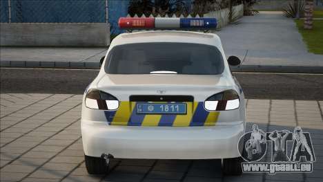 Daewoo Lanos Police d’Ukraine pour GTA San Andreas