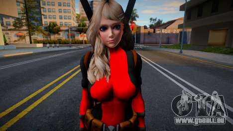 DOAXVV Amy - Lady Deadpool Outfit für GTA San Andreas