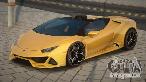 Lamborghini Huracan Spyder [Bel] für GTA San Andreas