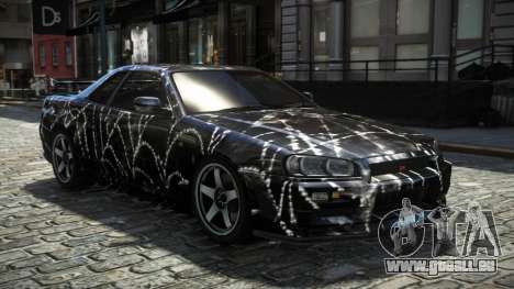 Nissan Skyline R34 E-Limited S11 pour GTA 4