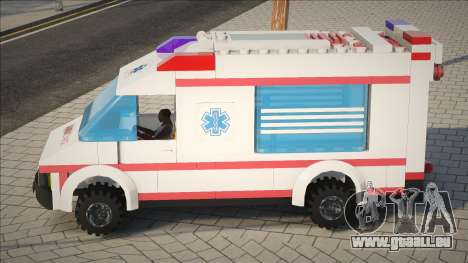 Lego Ambulance [Evil] pour GTA San Andreas