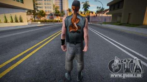 Bikera Upscaled Ped pour GTA San Andreas