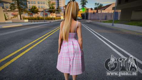 DOA Mila - Long Plaid Dress Barbie The Movie für GTA San Andreas