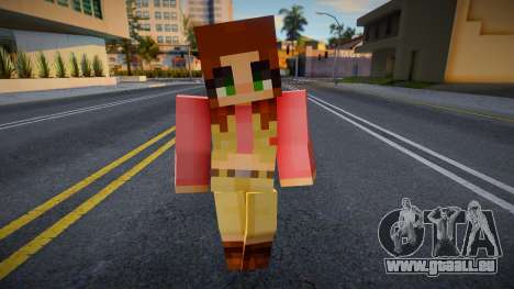 Mecgrl3 Minecraft Ped für GTA San Andreas