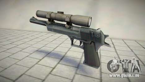 Long Muzzle Desert Eagle (Meryl Gun) - MGS4 v2 für GTA San Andreas