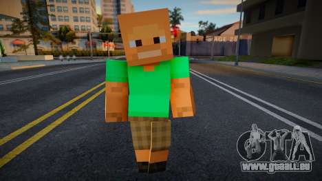 Shmycr Minecraft Ped pour GTA San Andreas