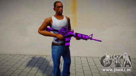 Fiolet Gun - M4 pour GTA San Andreas